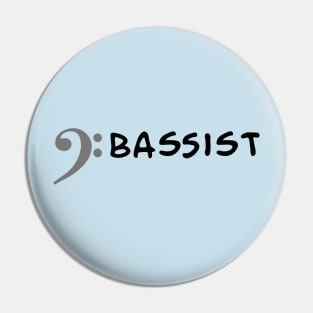 Bassist (black) Pin