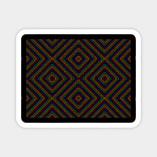 Rainbow Pattern 2 - Landscape Orientation Magnet