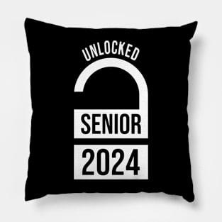 Senior 2024 Unlocked Pillow