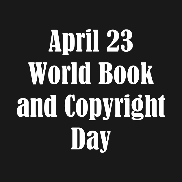 World Book And Copyright Day by Fandie