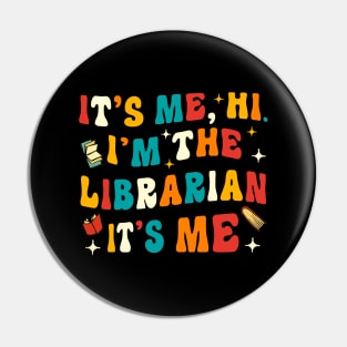 Funny Librarian Gift Pin