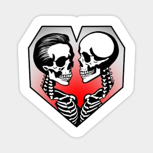 Skeletons in love Magnet