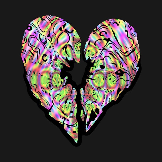 Broken Heart Water Ripple by psanchez