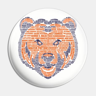 Chicago Bears Legend Pin