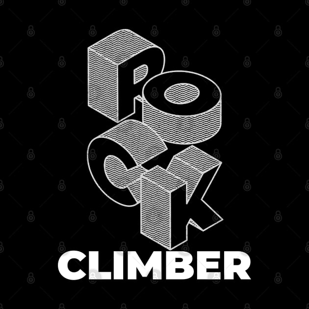 Rock Climber Rocks! by Low Gravity Prints