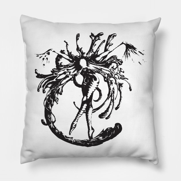 Dancer of the Boreal Valley Pillow by Hedgeh0g