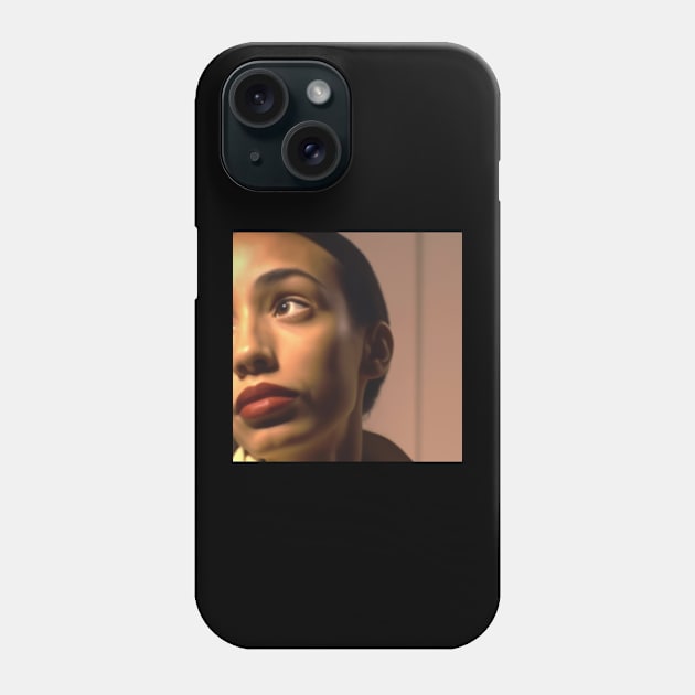 Sade Face Phone Case by tearbytea