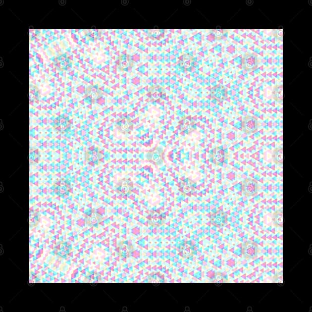 Kaleidoscope of Diamond Pastel Colors by Peaceful Space AS