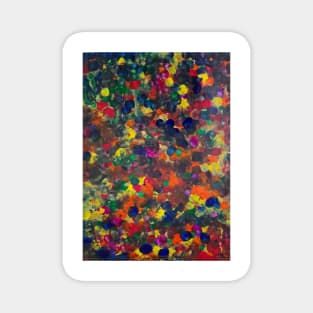 Abstract Colors Magnet