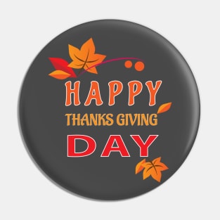 Happy thanks giving day Pin