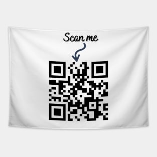 QR Code Design (Scan for Message) Tapestry