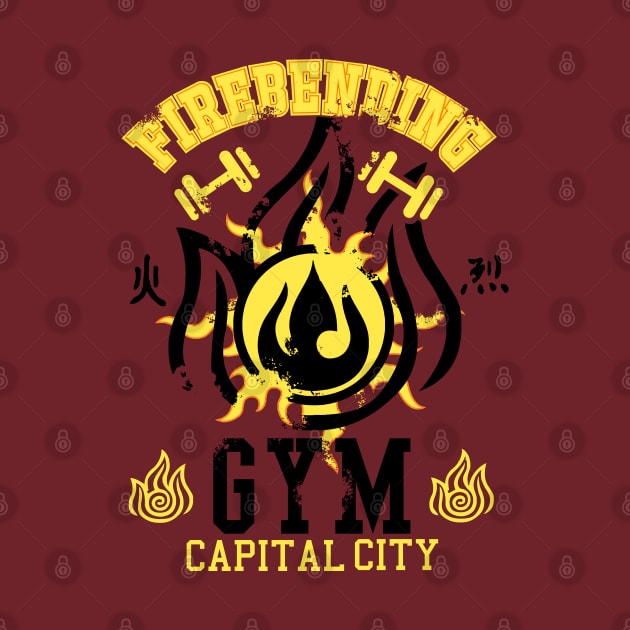 Firebending Gym by Silentrebel