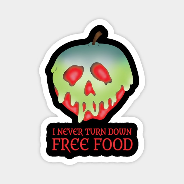 Free Poisoned Apple Magnet by KimbasCreativeOutlet