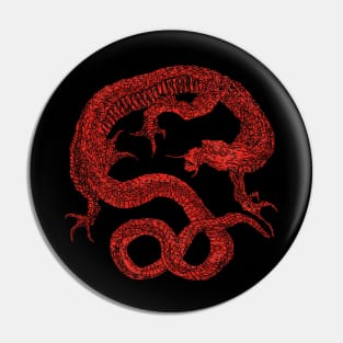 LUCKY DRAGON - RED Pin