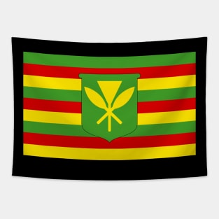 Kanaka Maoli Flag Tapestry