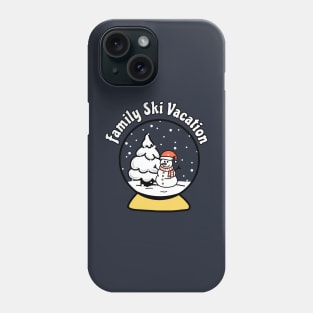 Family Ski Vacation Phone Case