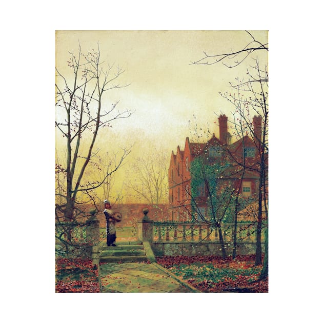 John Atkinson Grimshaw Autumn Gold by pdpress