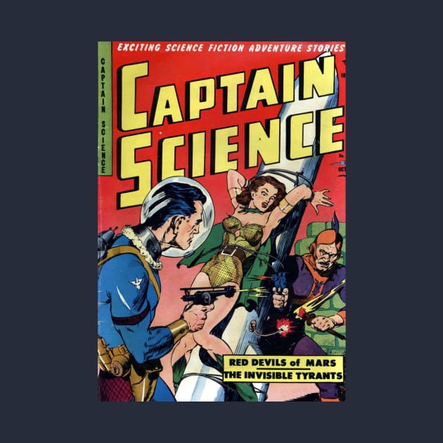 Captain Science Rocket Comic Cover by Weirdette