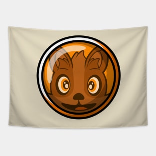 Space Helmet Quokka Armstrong Tapestry