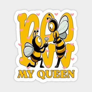 Bee My Queen, Sweet Bee Proposal Magnet