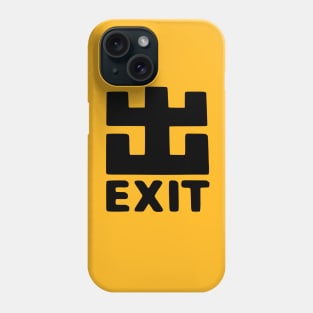 Exit Sign Rave Phone Case