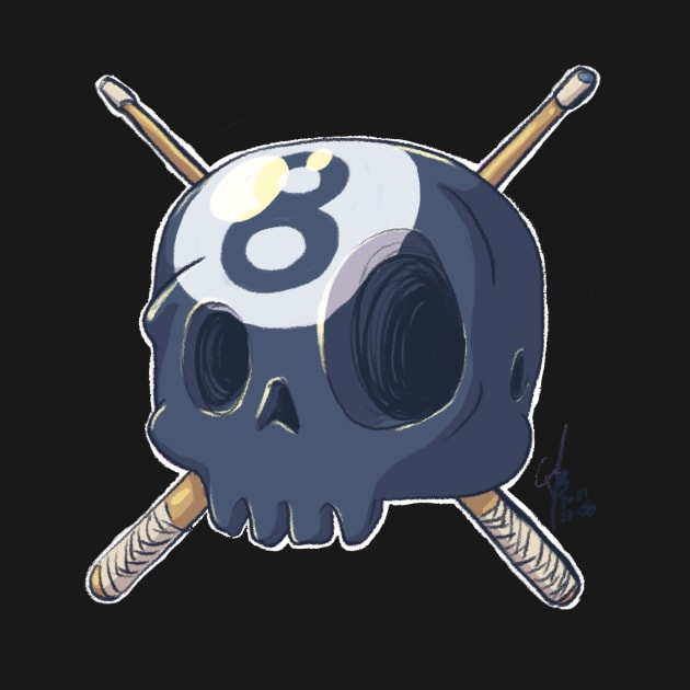 Skull Eightball v2 by MBGraphiX