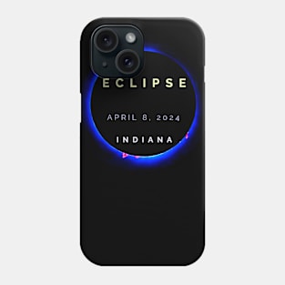 Solar Eclipse Totality in Indiana Phone Case