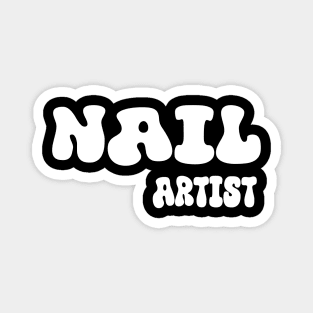 Nail artist for girl boss,spring nail business tech gifts Magnet