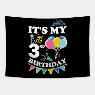 Kids It's My 3rd Birthday Celebrating three years Tapestry