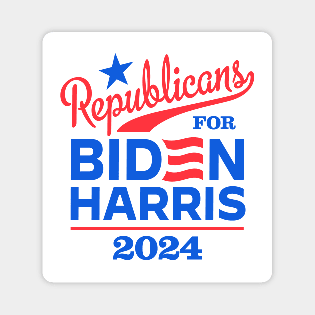 Republicans For Biden 2024 Magnet by MotiviTees