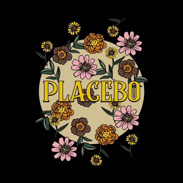 Placebo Name Personalized Flower Retro Floral 80s 90s Name Style by Ancientdistant