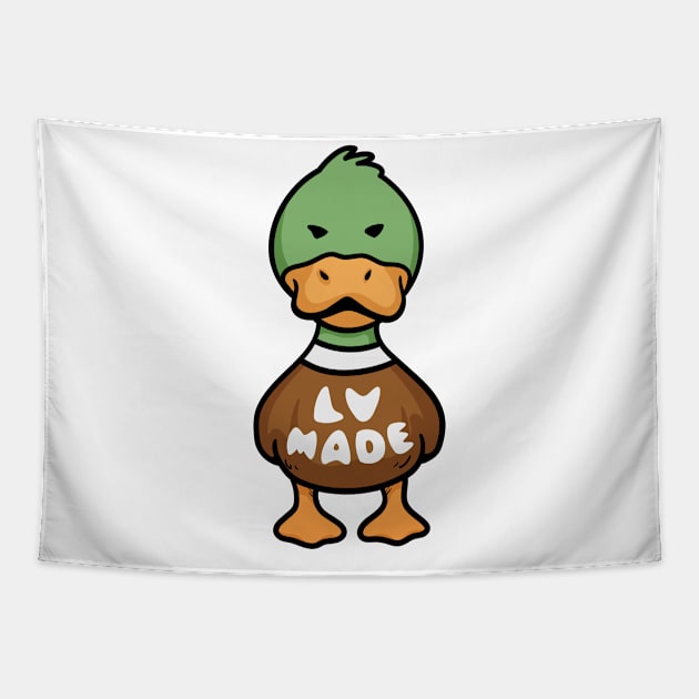 Duck Lv Made Tapestry by PaperHead