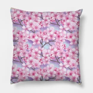 Sakura cherry blossom branch Pillow