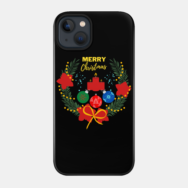 Christmas Wreath - Christmas - Phone Case