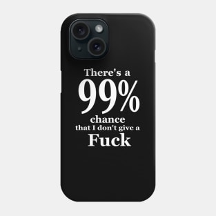 Don'T Give A Fck Offensive Vulgar Profanity On Back Phone Case