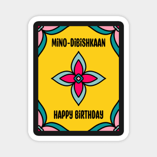 Birthday Ojibwe Magnet