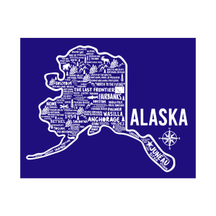 Alaska Map T-Shirt