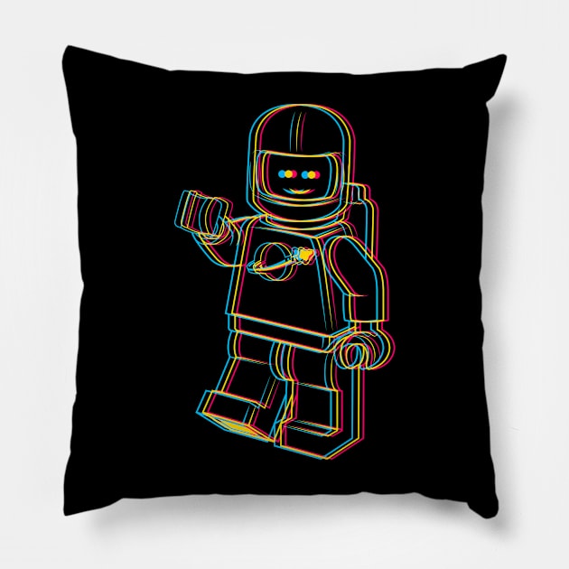 3D Spaceman Pillow by chrisraimoart