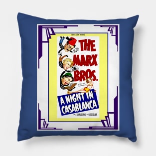 A Night In Casablanca (Frame) Pillow