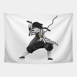 Gray Serpent Boy Tapestry