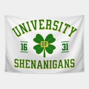 University Of Shenanigans Tapestry