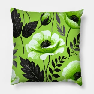 Poppy Flower Pillow