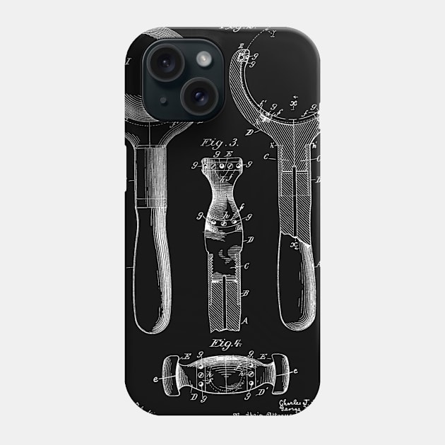 Massage Device Vintage Patent Hand Drawing Phone Case by TheYoungDesigns