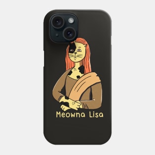 Meowna Lisa: Mona Lisa Cat Phone Case