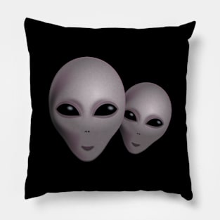 Friendly Aliens Pillow