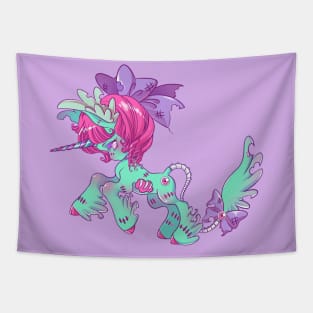 Zombie Unicorn Tapestry