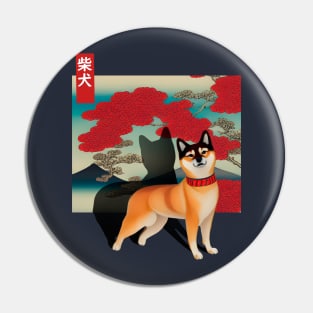 Shiba Out of the Frame Pin