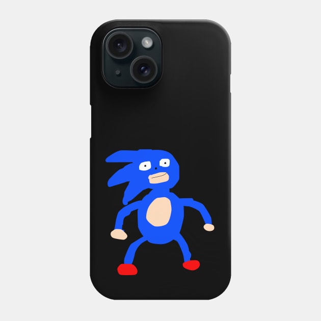 Ugly Sonic....internet meme T-shirt Phone Case by Movielovermax