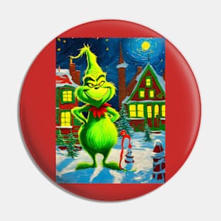 Grinchy Christmas Pin