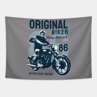 Original biker authentic vintage roller road hustle adventure Tapestry